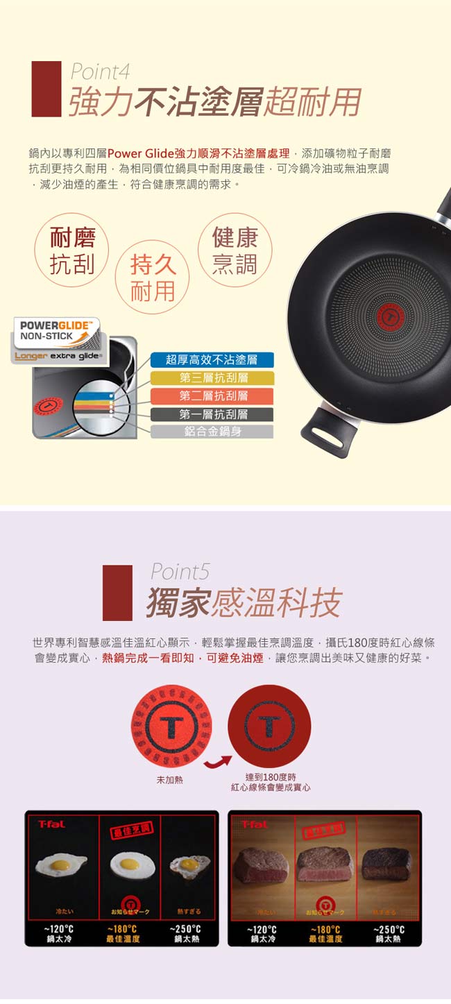 Tefal 法國特福極致饗食32CM不沾小炒鍋(加蓋)+28CM平底鍋（快）