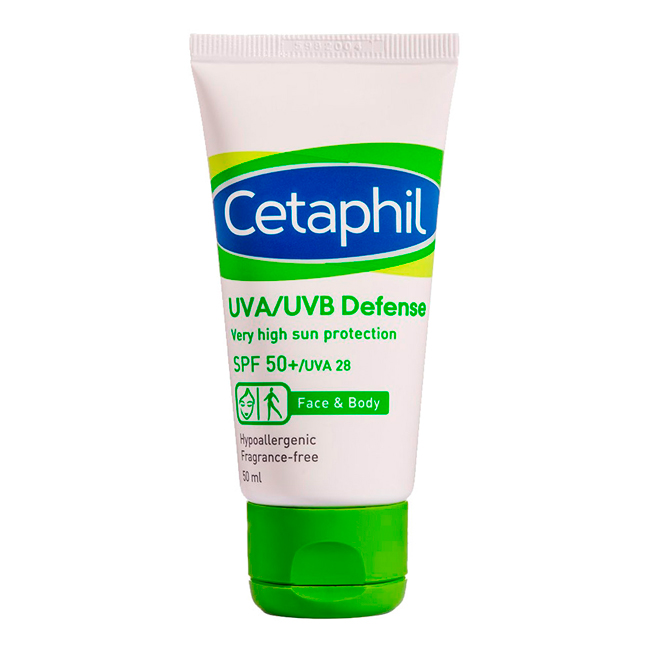 Cetaphil舒特膚 極緻全護低敏防曬霜SPF50 50ml 贈同款5ML