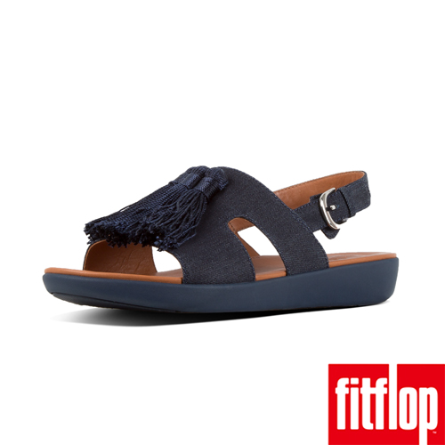 FitFlop H-BAR後帶涼鞋藤丹寧色