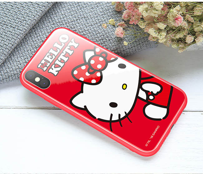 iStyle iPhone X/XS 5.8 Hello Kitty 坐姿手機殼