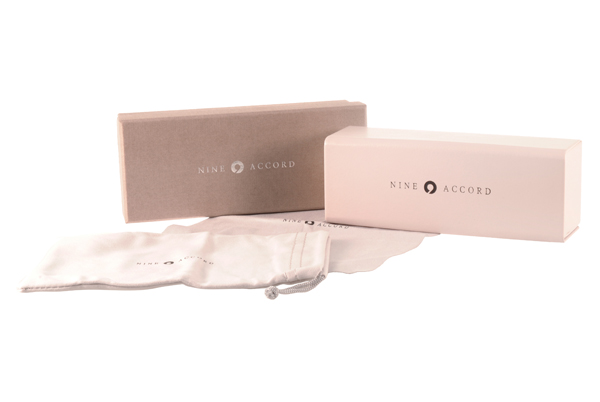 NINE ACCORD眼鏡 韓系圓框/霧金-黑 #NICRO ROY C05