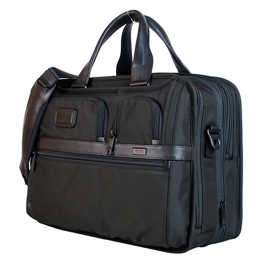 TUMI T-PASS EXPANDABLE 商務公事/斜背包-黑