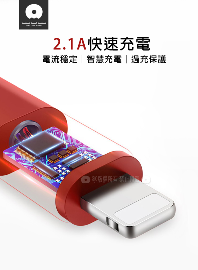 加利王WUW Micro USB 專利手機支架傳輸充電線(X93)1M
