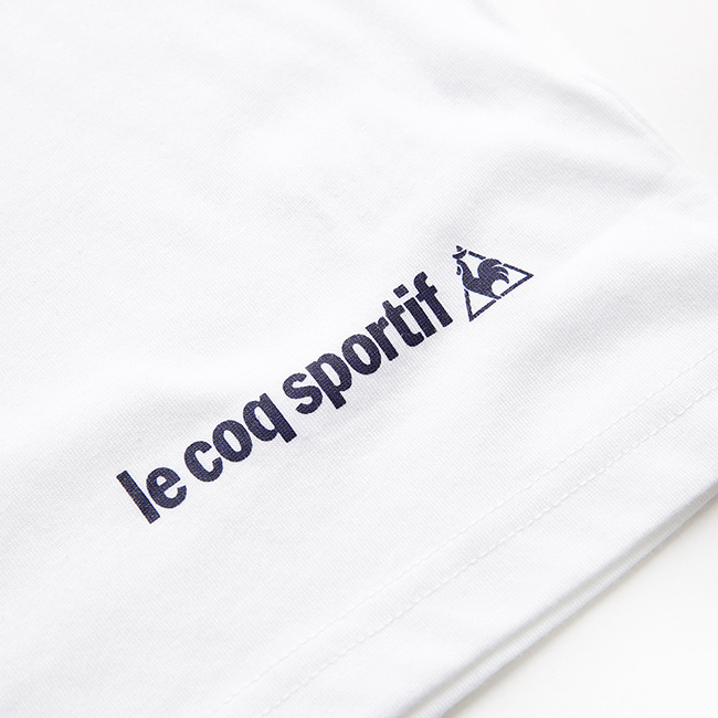 le coq sportif 法國公雞牌短袖T恤 男-白