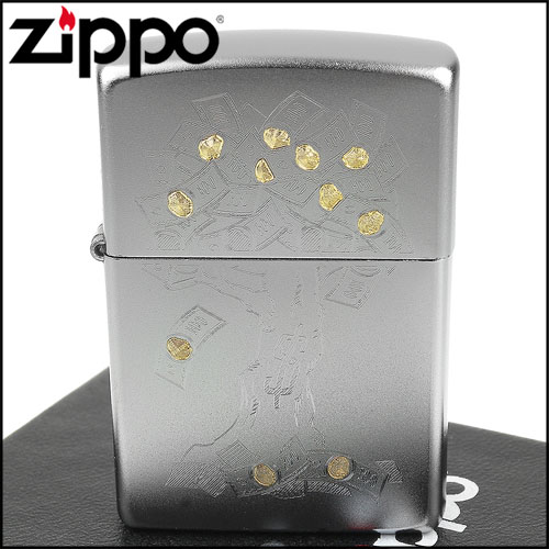 ZIPPO 美系~Money Tree-金錢樹圖案雙色自動雕刻打火機