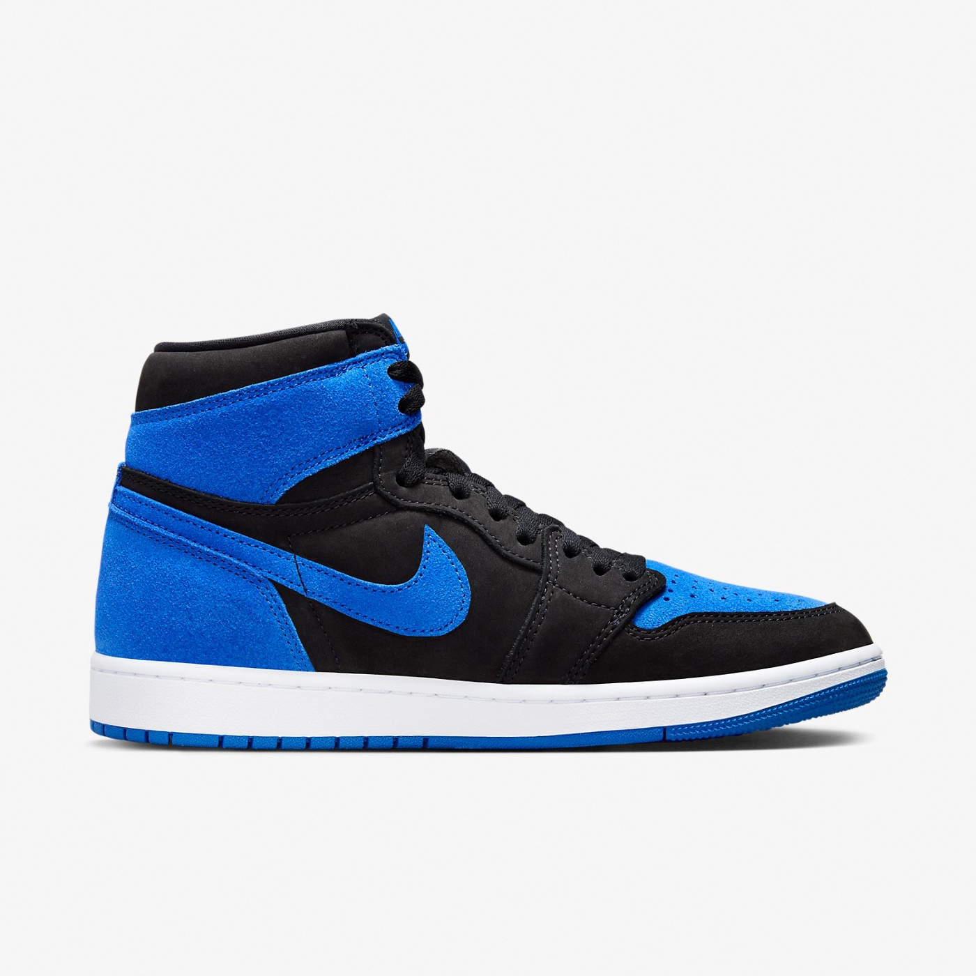 Nike Air Jordan 1 Retro High OG 男鞋黑皇家藍高筒AJ1 麂皮DZ5485-042