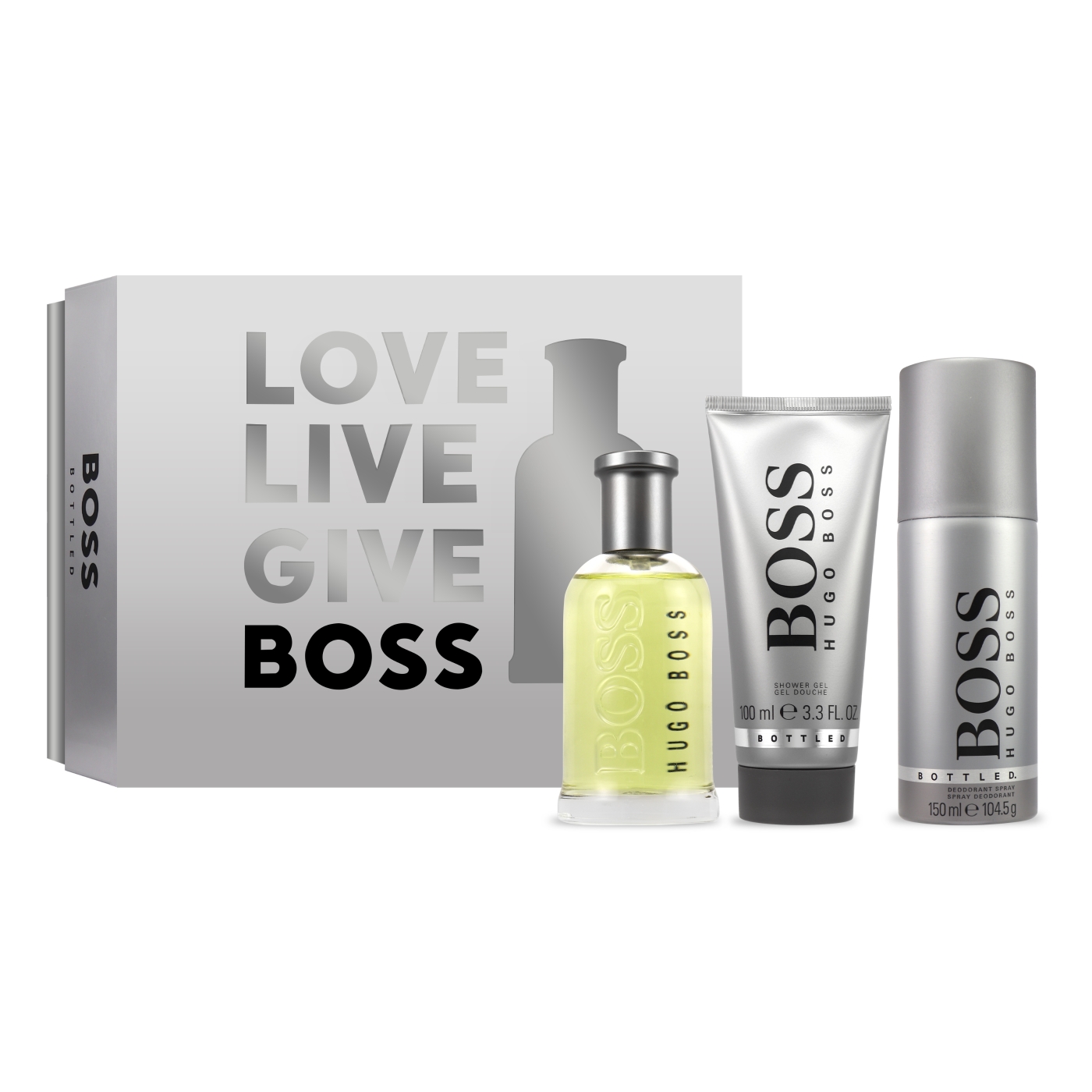 HUGO BOSS 自信男性淡香水禮盒(淡香水+沐浴膠+體香噴霧) | 其他品牌