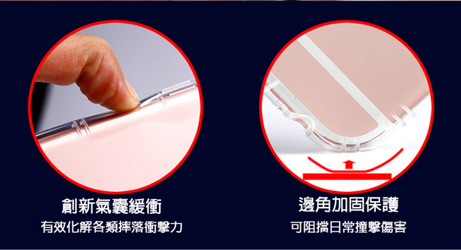 安全氣墊手機殼系列 HTC Desire 12s (5.7吋) 防摔TPU隱形殼