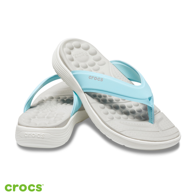 Crocs 卡駱馳 (女鞋) Reviva 女士人字拖 205473-4S3