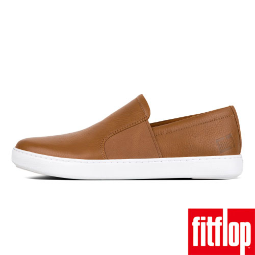 FitFlop COLLINS SLIP-ON SKATE SHOES-淺褐