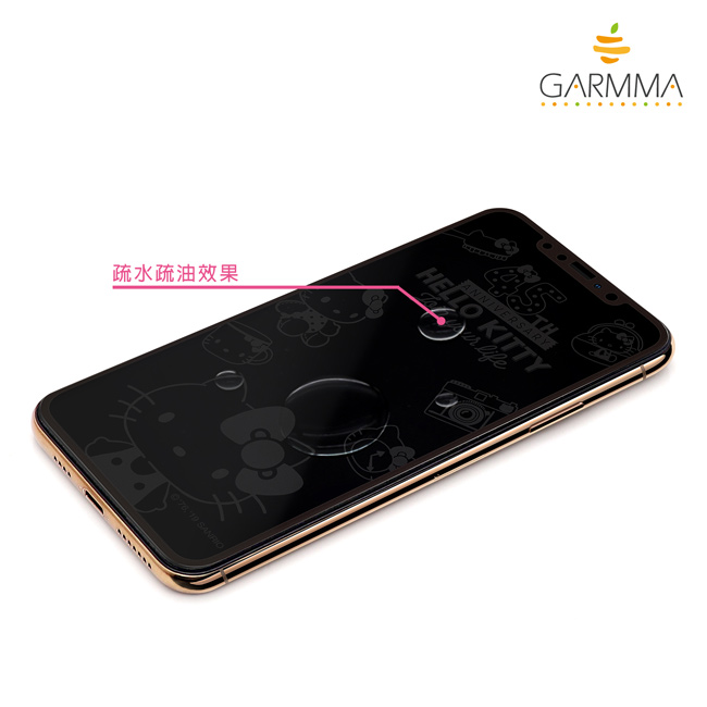 GARMMA Hello Kitty iPhone XR 息影鋼化玻璃膜 45週年