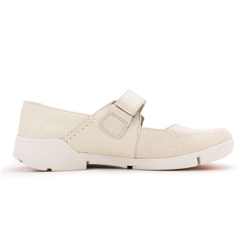 Clarks Tri Amanda 女休閒鞋 米白