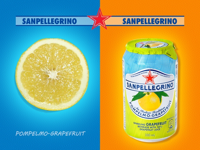 S.Pellegrino 聖沛黎洛 氣泡水果飲料 罐裝-葡萄柚口味(330mlx6入)