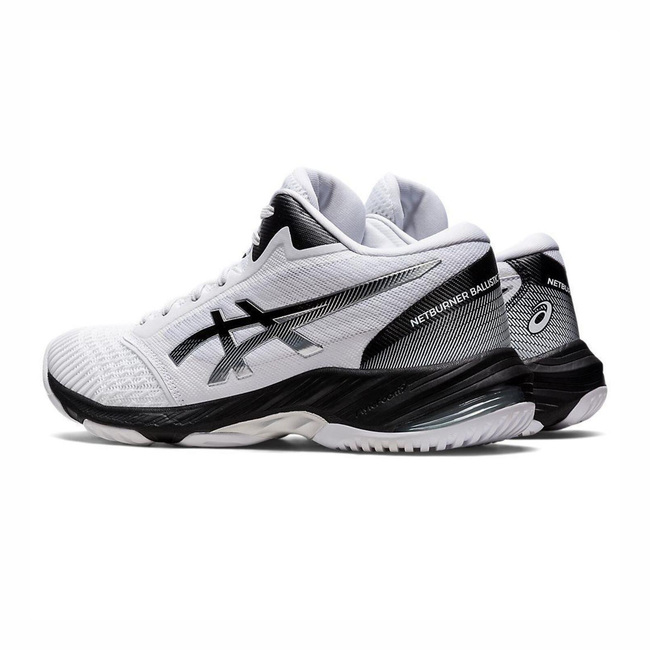 Asics Netburner Ballistic FF MT 3 [1053A056-100] 男女排球鞋白黑