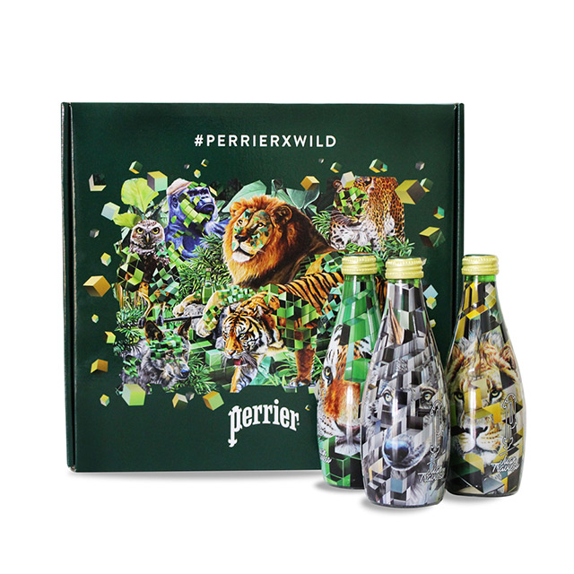 法國Perrier沛綠雅 野生叢林限量瓶禮盒(330mlx3入)