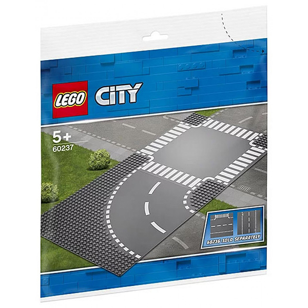 【LEGO樂高】城市系列 60237 彎道和十字路口