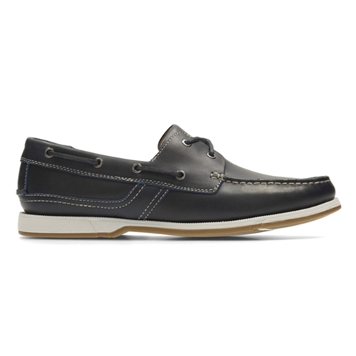 Clarks Fulmen Row 男 帆船鞋 藍