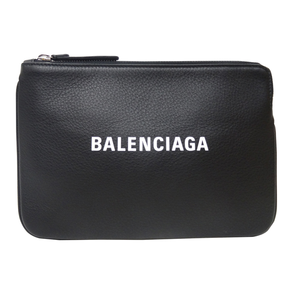 BALENCIAGAEVERYDAY 牛皮手拿包(黑色)