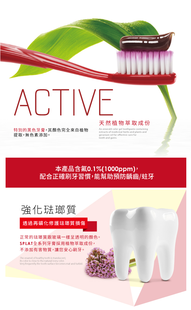 SPLAT舒潔特牙膏-Active積極全效護理牙膏 2入組 (原廠正貨)