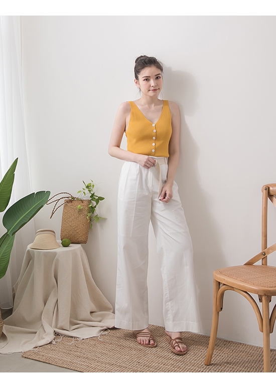 D+AF 涼感夏氛．麻辮編織套指平底拖鞋＊棕