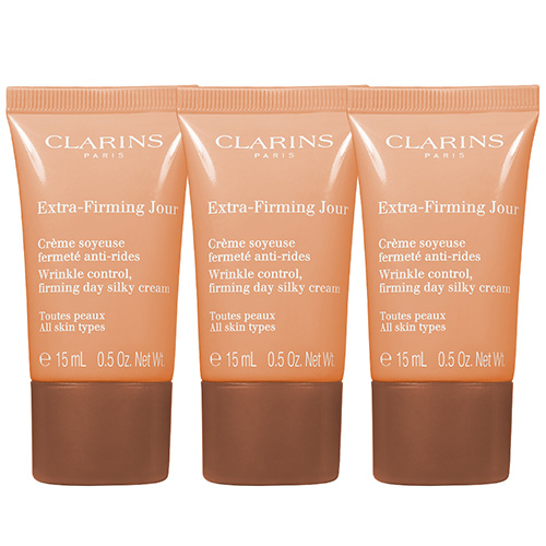 CLARINS 克蘭詩 煥顏緊緻彈力日霜(15ml)*3