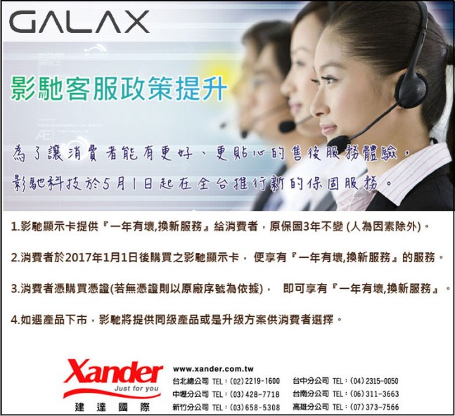 GALAX 影馳 GT 1030 EX White 2GB SDDR4 顯示卡