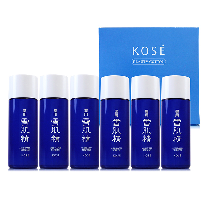 KOSE高絲 雪肌精化妝水33ml*6贈高品質化妝棉