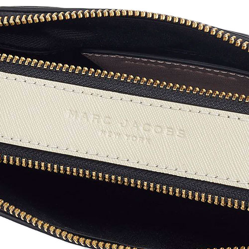 MARC JACOBS Snapshot防刮牛皮相機包/斜背包-淺粉x點點