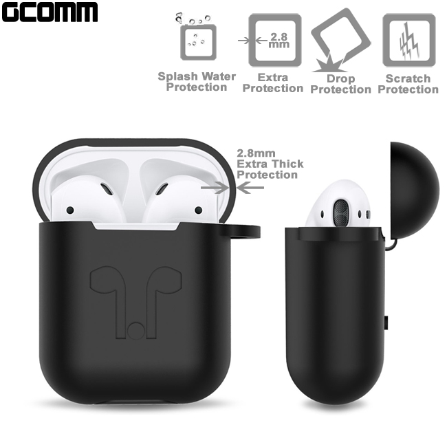 GCOMM Apple AirPods 藍芽耳機增厚保護套 藏青藍