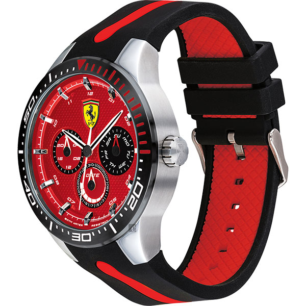 Scuderia Ferrari 法拉利 Red Rev T 日曆手錶 FA0830588