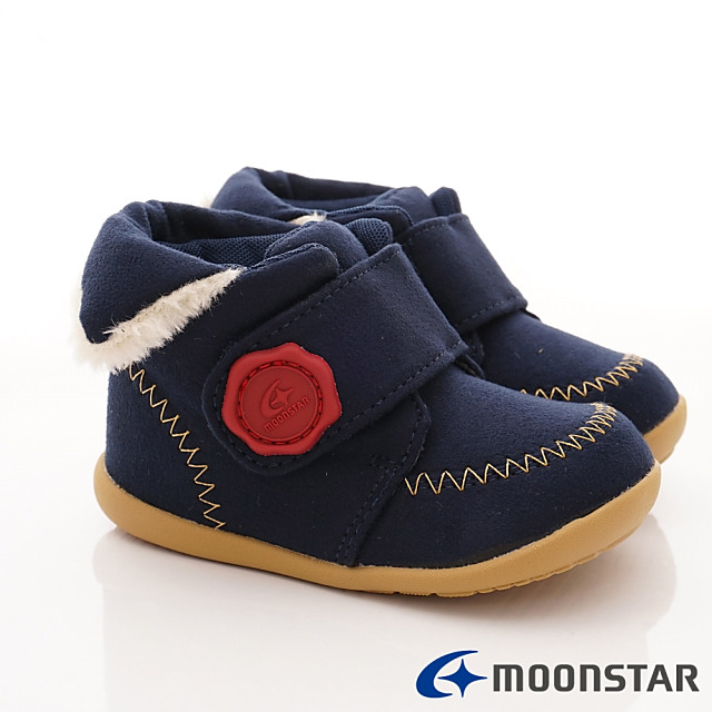 日本月星頂級童鞋 2E高機能HI系列短靴款 ON045深藍(小童段)