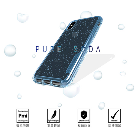 Tech21 Pure Soda iPhone Xs Max-防撞【硬式】保護殼