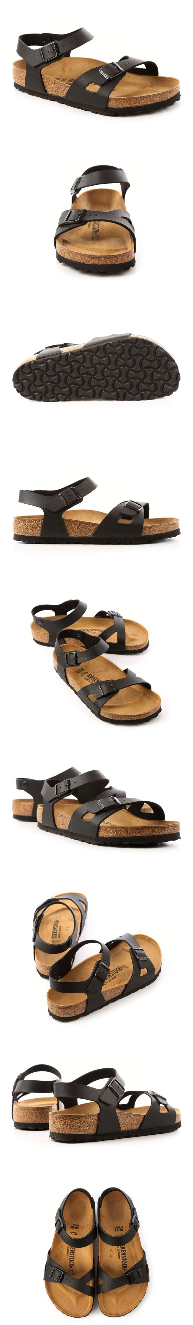 勃肯BIRKENSTOCK 031791。RIO里約 單片交叉繞踝涼鞋(黑色)