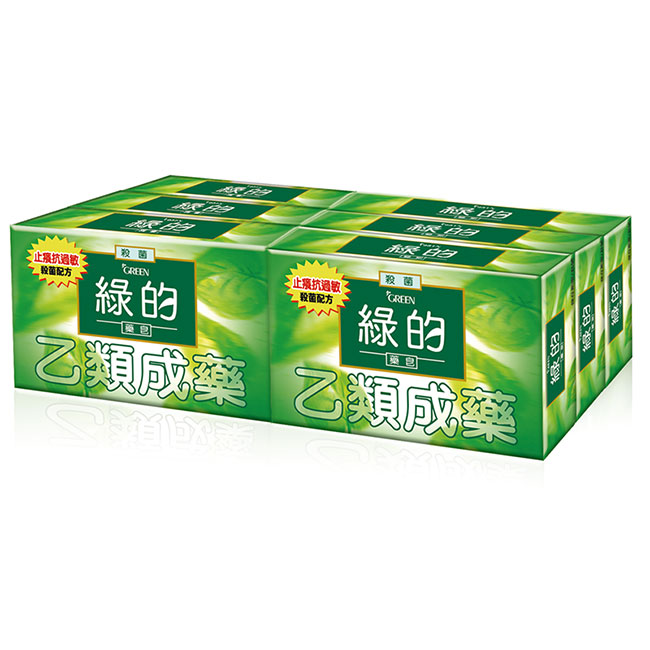 綠的GREEN藥皂80g*6入組(乙類成藥)