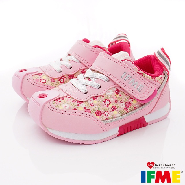 IFME健康機能鞋 小碎花運動款 EI71202粉紅(小童段)