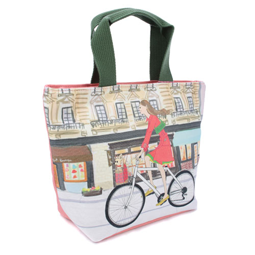 Reiko Aoki青木禮子 都市漫步 彩繪托特包