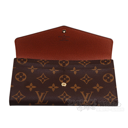 (無卡分期12期)LV M60531 經典花紋Monogram 多功能長夾