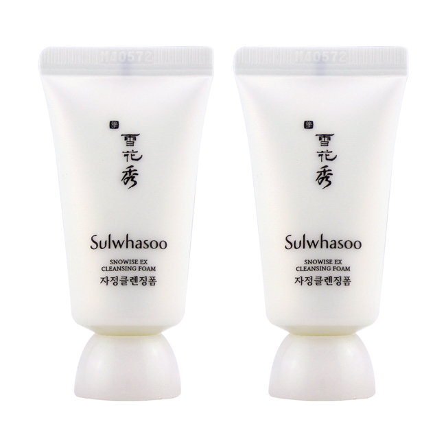 (即期品)Sulwhasoo雪花秀 滋晶瑩白潔面乳15ml*2(效期2019年06月)