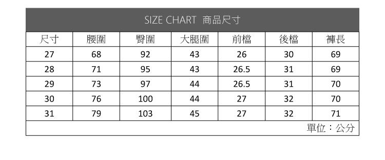 ALLK 彈性7分牛仔褲 淺藍色(尺寸27-31腰)