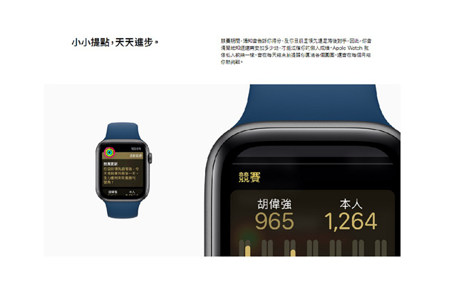 Apple Watch Series 4 LTE 44mm 金色鋁金屬錶殼粉沙色運動型錶帶