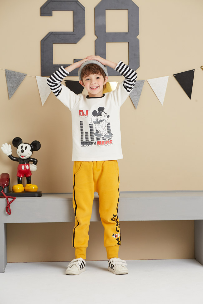 Disney 米奇系列米奇DJ假二件式上衣(共2色)