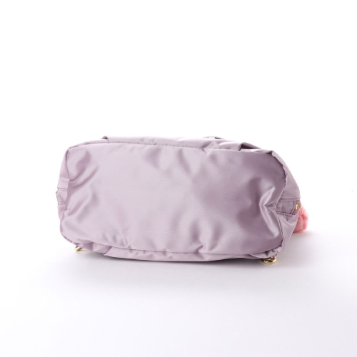 Kanana卡娜娜 小型 寬背帶尼龍後背兩用包-淺粉色