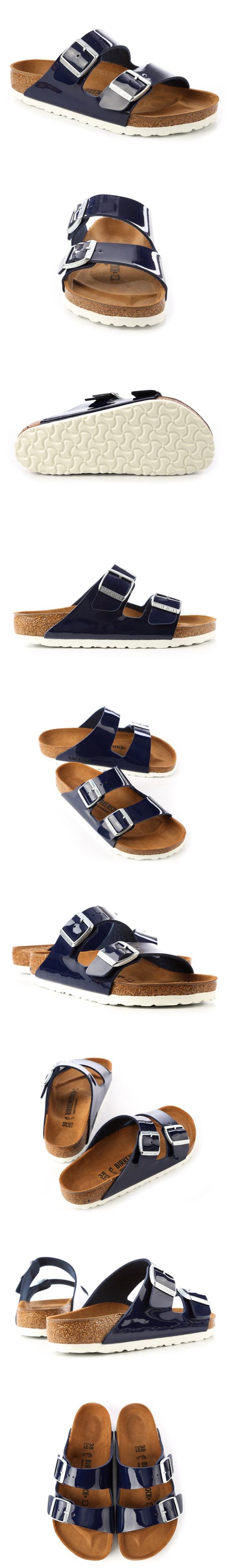 勃肯BIRKENSTOCK1005295ARIZONA亞利桑那經典二條拖鞋(深藍)