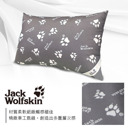 Jack Wolfskin 抗菌枕、藍綠四季毯超值組