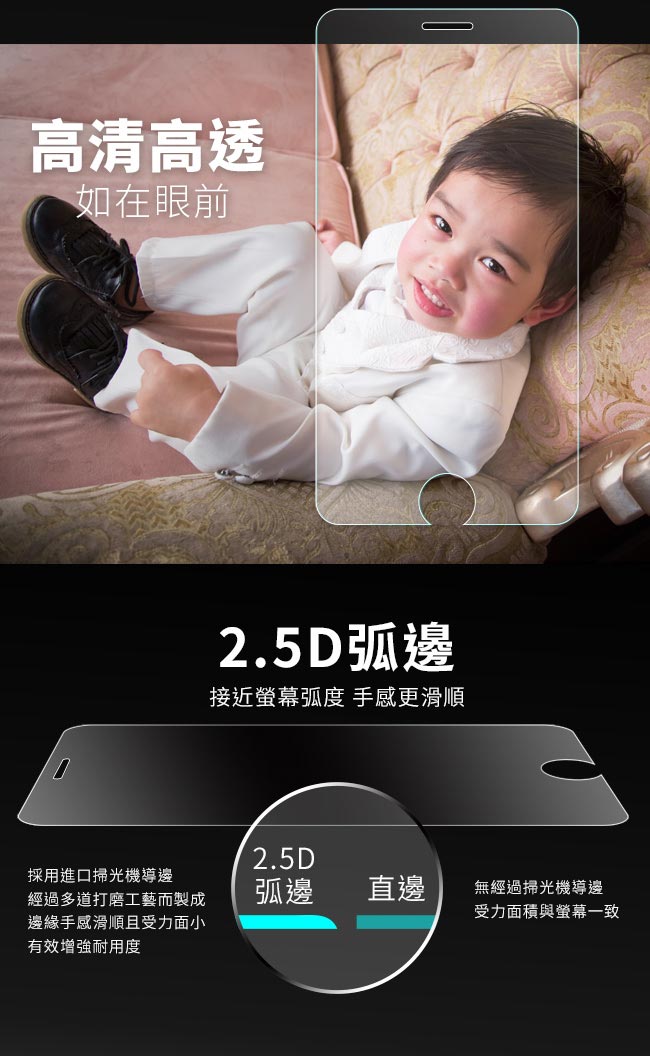 AdpE ASUS ZenFone 5Q 9H高清鋼化玻璃貼