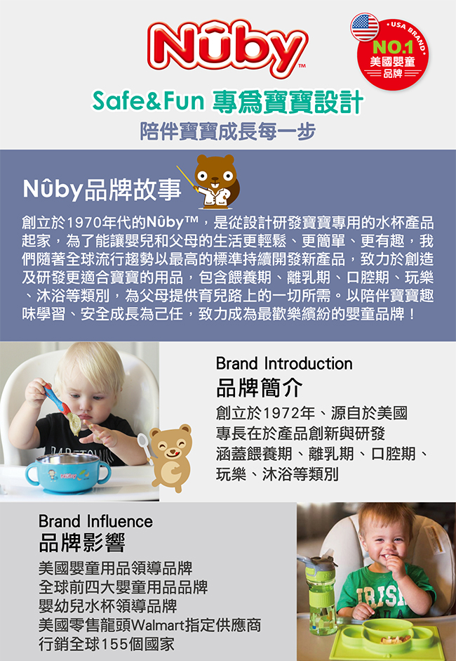 Nuby 矽膠指套牙刷(附盒)-Comfort package(3M+)