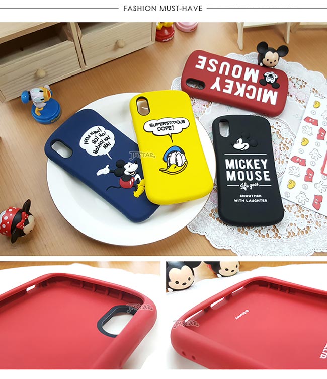 iPhone Xs/X 手機殼 迪士尼 可愛/矽膠 軟殼 5.8吋-唐老鴨