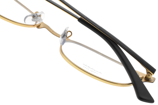 RAY BAN眼鏡 紳士經典半框款/霧黑-霧金 #RB6317 2833