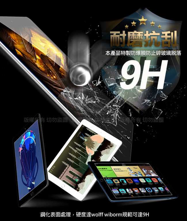 NISDA for iPad Mini(2019)/ipad mini4 鋼化玻璃螢幕貼