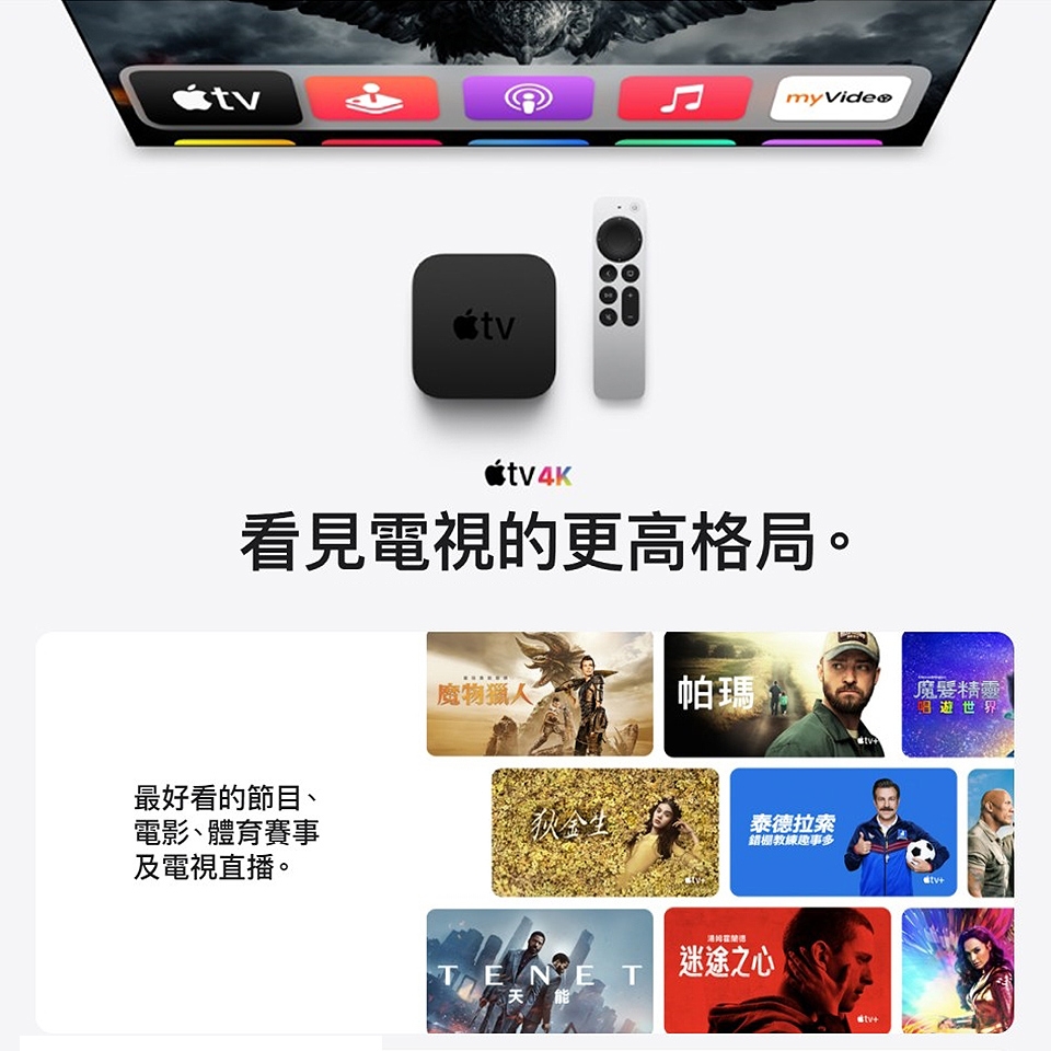 Apple TV 4K Wi-Fi+乙太網路第二代32G | 電視盒| Yahoo奇摩購物中心